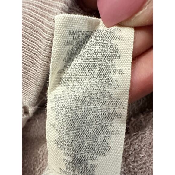 The Great. The College Sweatshirt Women's 0 Soft Lilac Long Sleeve Distressed - Picture 9 of 12